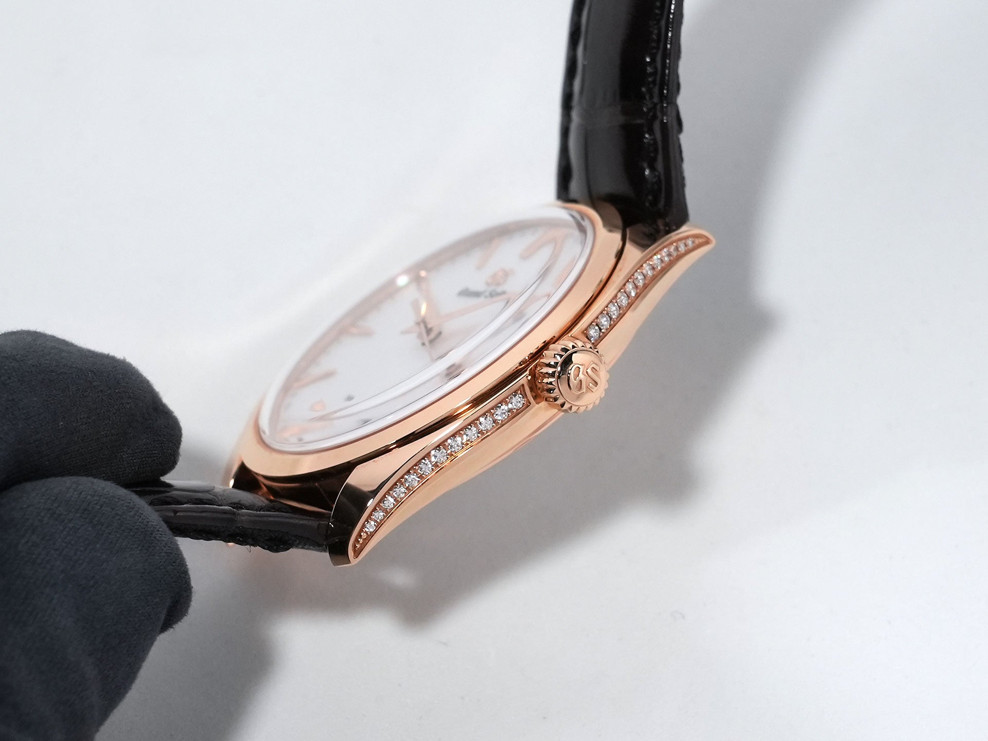 グランドセイコー Elegance Collection 限定モデル Ref.SBGY008 ピンクゴールド 垂り雪文字盤 中古 wohjaebv