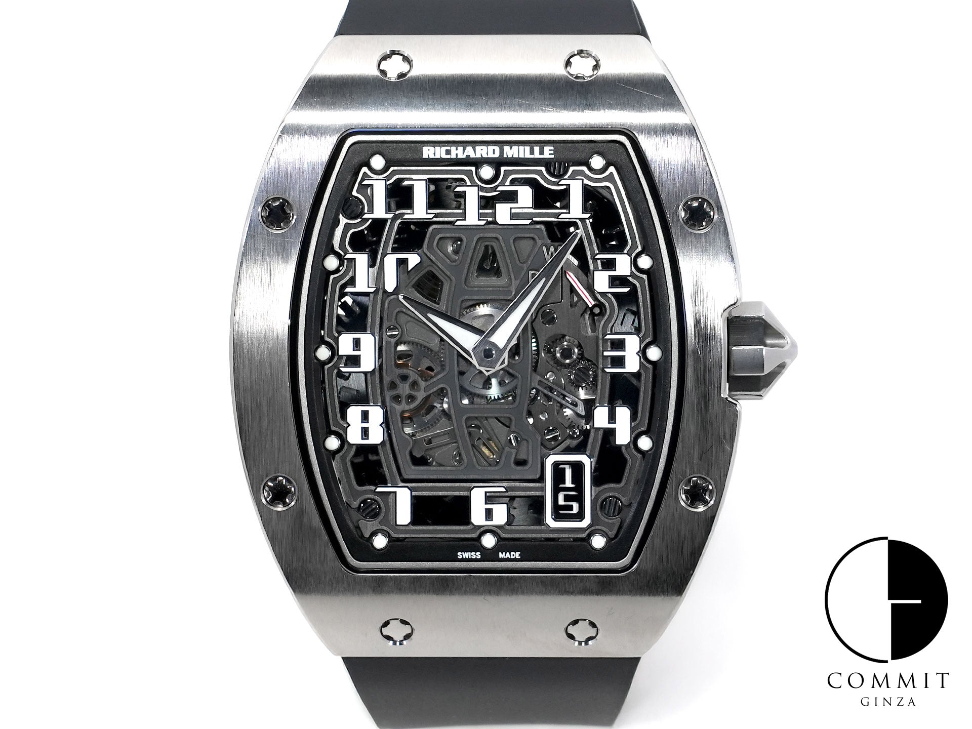 リシャールミル オートマティック Ref.RM67-01 チタン スケルトン文字盤 中古 nhicam4u