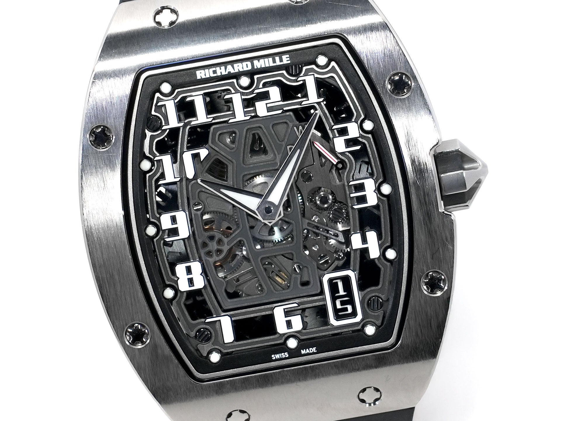 リシャールミル オートマティック Ref.RM67-01 チタン スケルトン文字盤 中古 nhicam4u