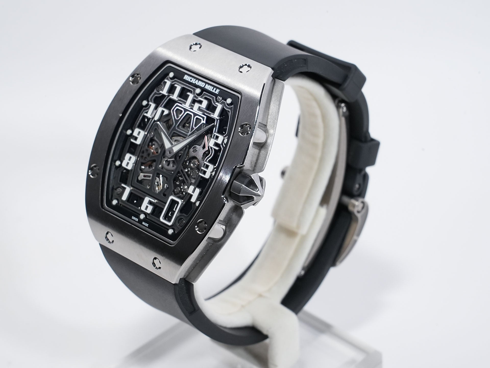 リシャールミル オートマティック Ref.RM67-01 チタン スケルトン文字盤 中古 nhicam4u