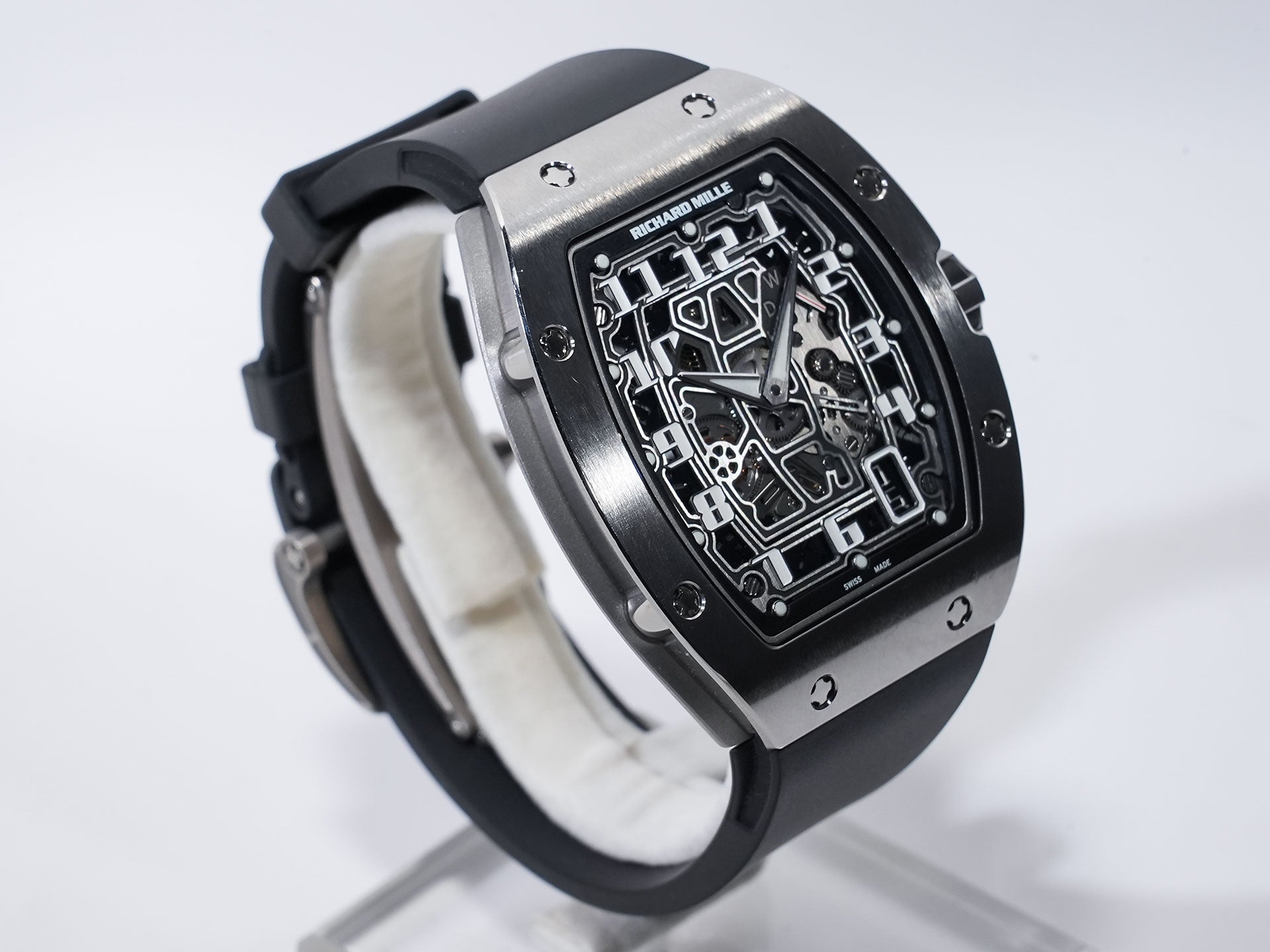 リシャールミル オートマティック Ref.RM67-01 チタン スケルトン文字盤 中古 nhicam4u