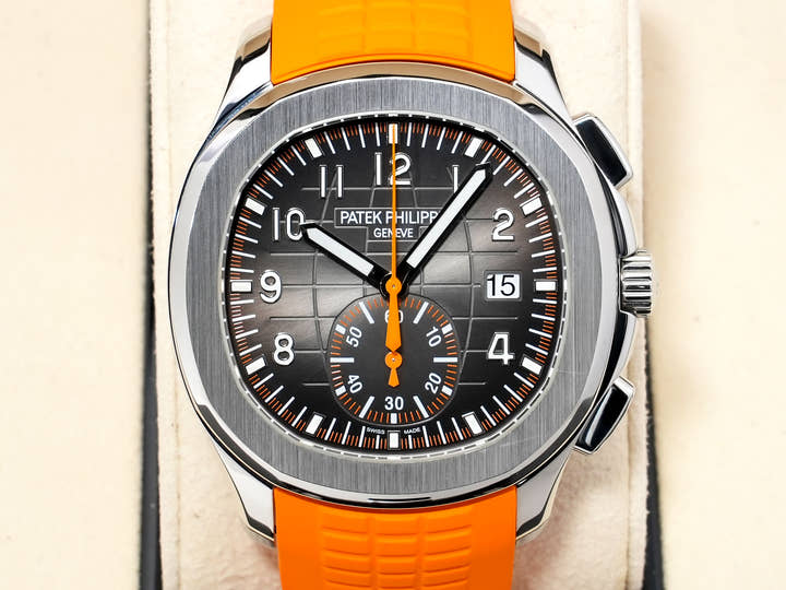 パテックフィリップ アクアノート クロノグラフ Ref.5968A-001 ステンレススチール ブラック文字盤 中古 x9pdru25