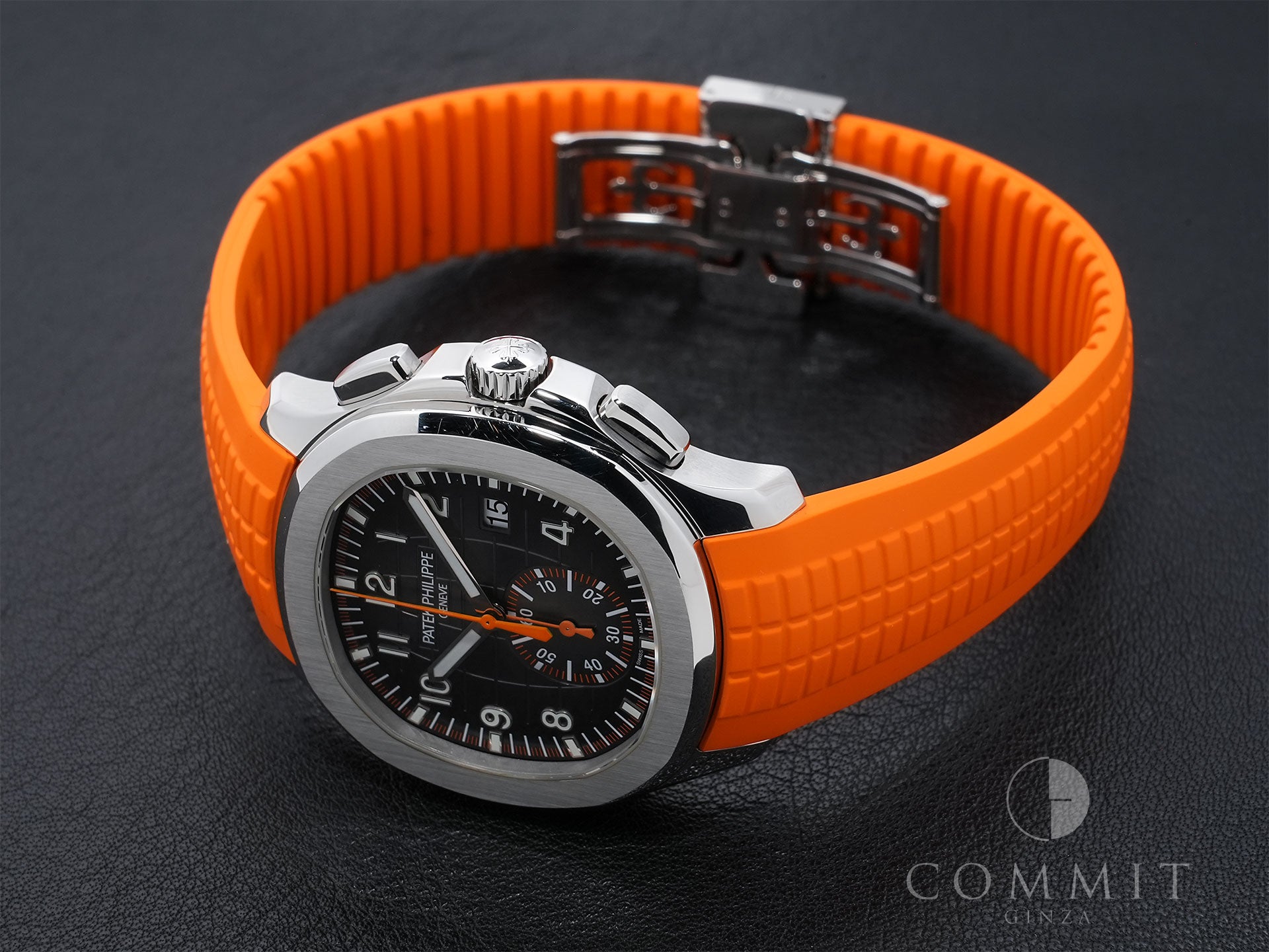 パテックフィリップ アクアノート クロノグラフ Ref.5968A-001 ステンレススチール ブラック文字盤 中古 x9pdru25