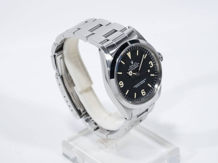 ロレックス エクスプローラーI Ref.1016 ステンレススチール ブラック文字盤 中古 mbxjuoqd