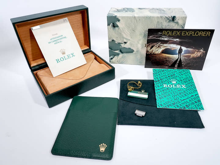 ロレックス エクスプローラーI Ref.1016 ステンレススチール ブラック文字盤 中古 mbxjuoqd