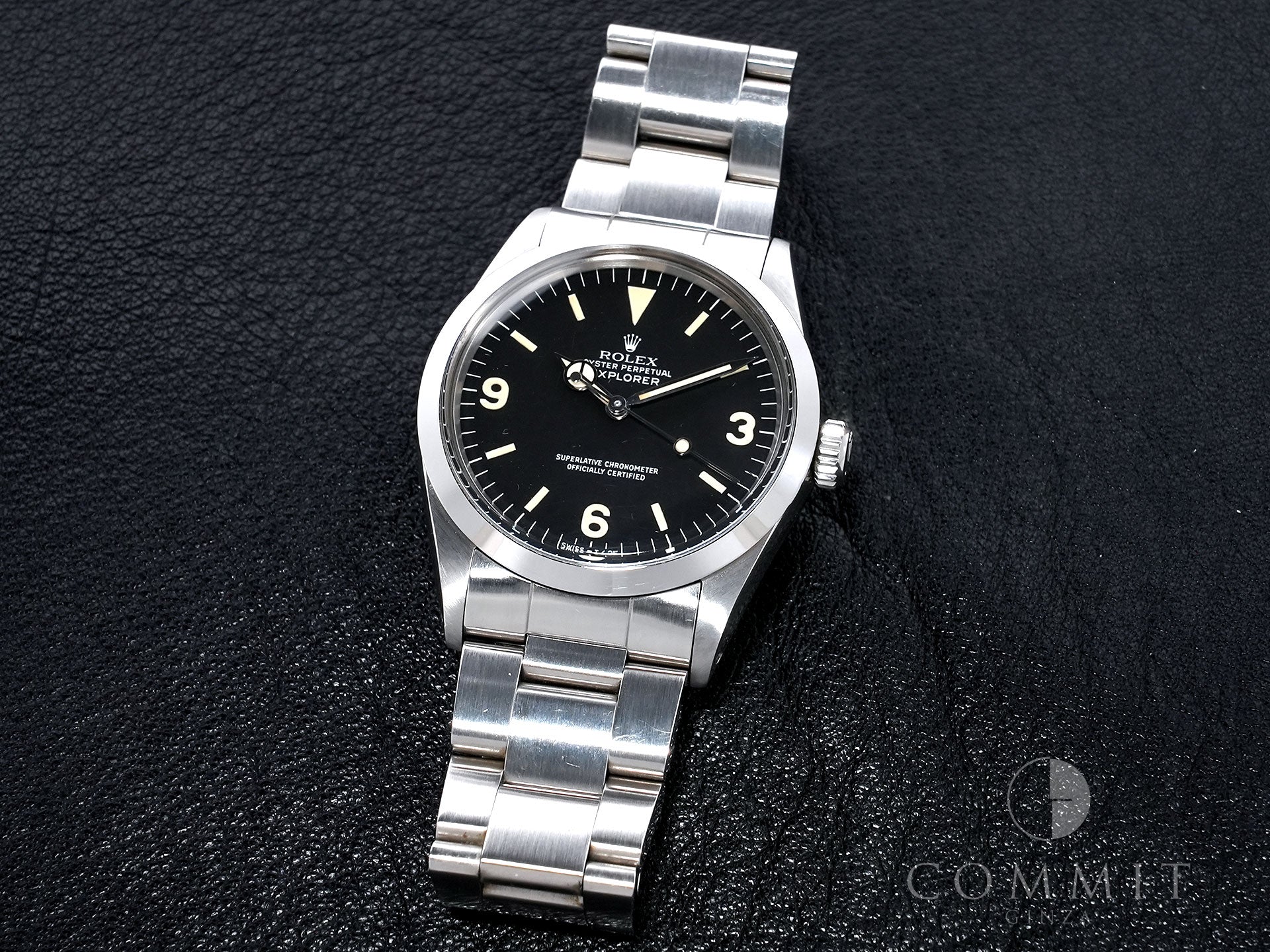 ロレックス エクスプローラーI Ref.1016 ステンレススチール ブラック文字盤 中古 mbxjuoqd