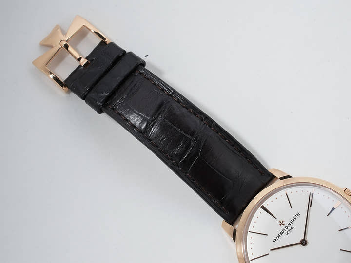 ヴァシュロンコンスタンタン パトリモニー マニュアルワインディング Ref.81180/000R-9159 ピンクゴールド シルバー文字盤 中古 ecxwm2y7