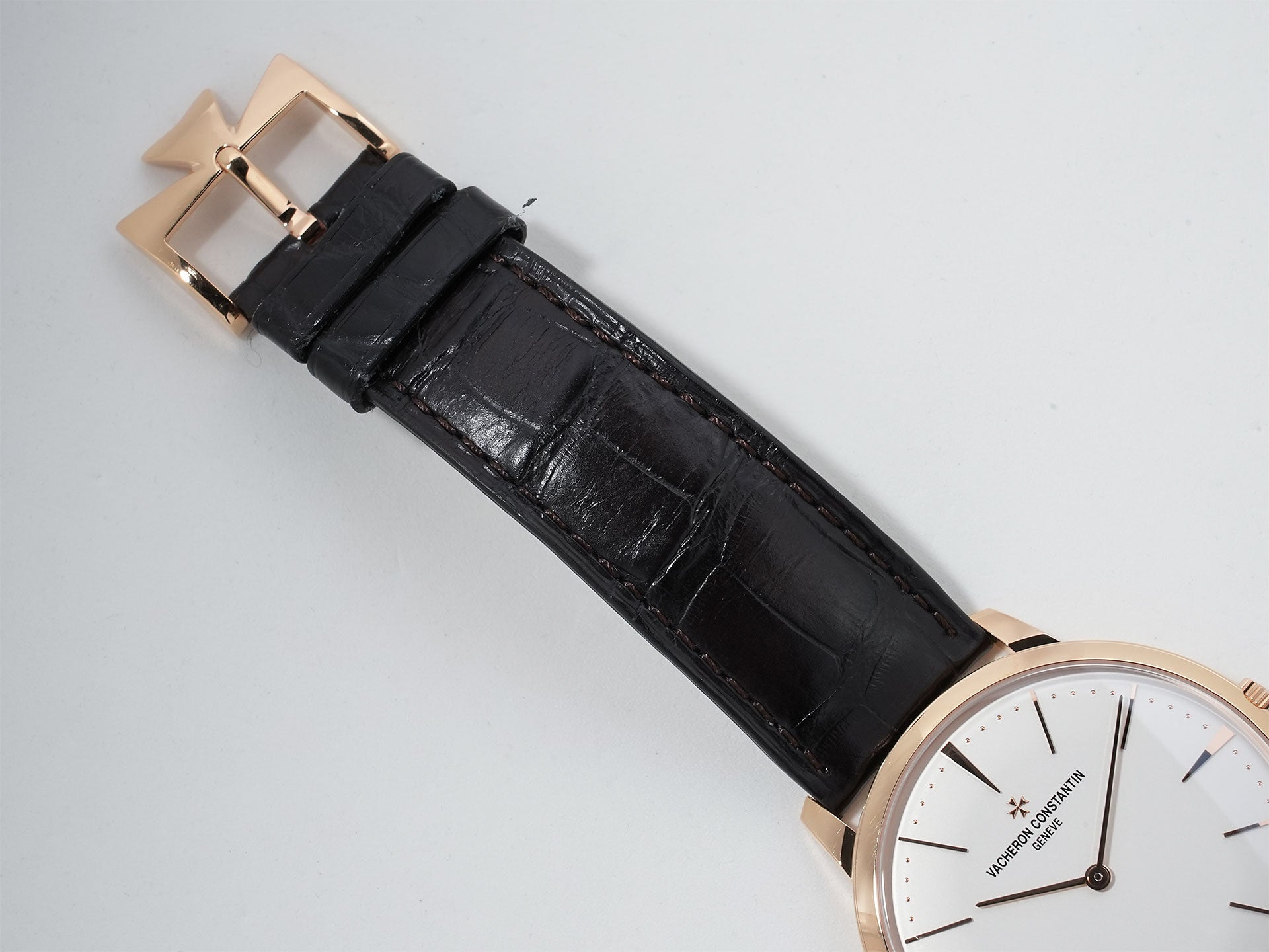 ヴァシュロンコンスタンタン パトリモニー マニュアルワインディング Ref.81180/000R-9159 ピンクゴールド シルバー文字盤 中古 ecxwm2y7