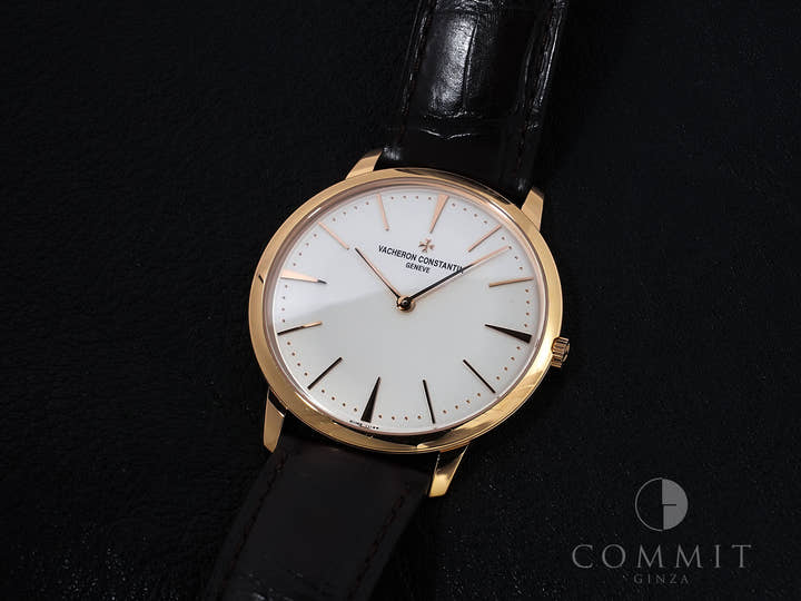 ヴァシュロンコンスタンタン パトリモニー マニュアルワインディング Ref.81180/000R-9159 ピンクゴールド シルバー文字盤 中古 ecxwm2y7