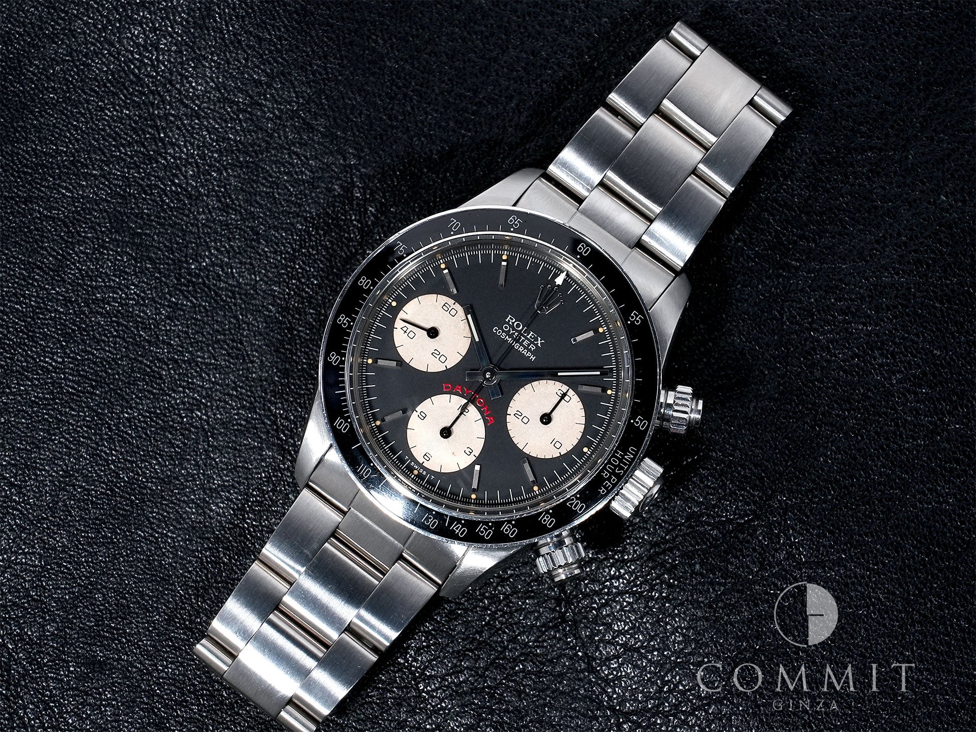 ロレックス デイトナ Ref.6263 ステンレススチール ブラック文字盤 中古 8jc43q7t