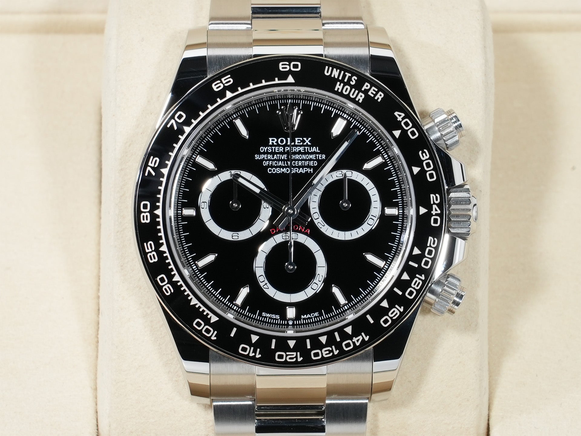 ロレックス デイトナ Ref.126500LN ステンレススチール ブラック文字盤 未使用 rb9mnmaj