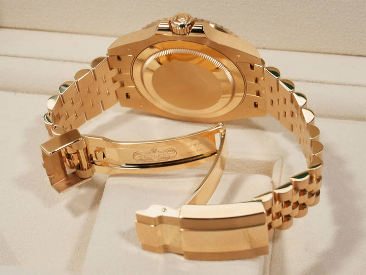 ロレックス GMTマスターII Ref.126718GRNR イエローゴールド ブラック文字盤 ジュビリーブレスレット 美品 qanjf5fw