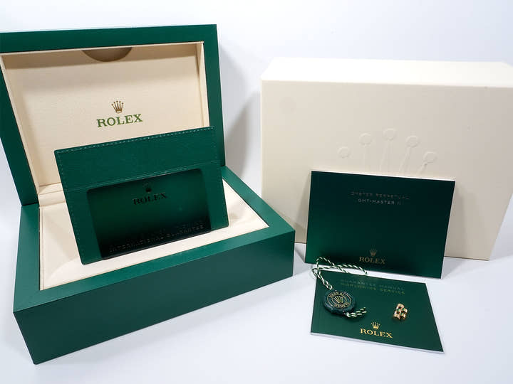 ロレックス GMTマスターII Ref.126718GRNR イエローゴールド ブラック文字盤 ジュビリーブレスレット 美品 qanjf5fw