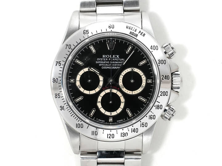 ロレックス デイトナ エルプリメロ Ref.16520 ステンレススチール ブラック文字盤 中古 6p6g4sod