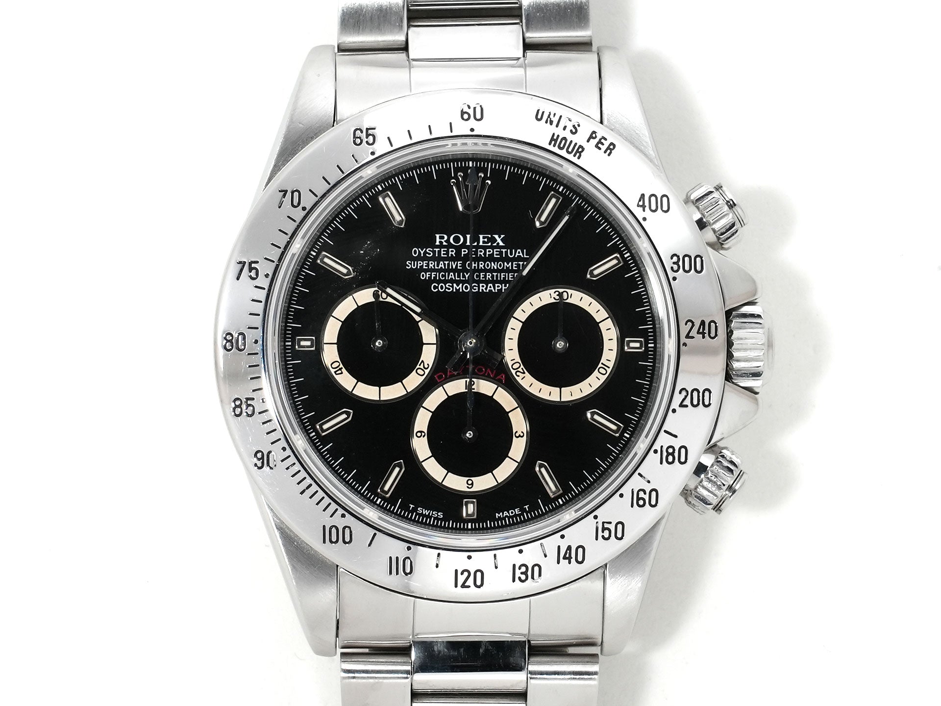 ロレックス デイトナ エルプリメロ Ref.16520 ステンレススチール ブラック文字盤 中古 6p6g4sod