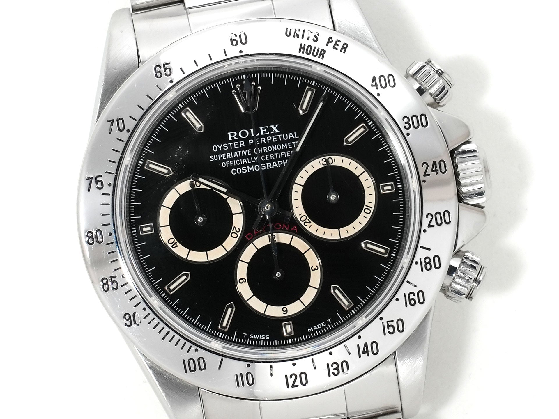 ロレックス デイトナ エルプリメロ Ref.16520 ステンレススチール ブラック文字盤 中古 6p6g4sod