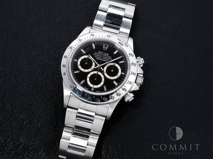 ロレックス デイトナ エルプリメロ Ref.16520 ステンレススチール ブラック文字盤 中古 6p6g4sod