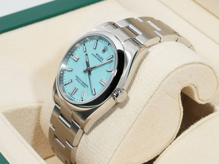 ロレックス オイスターパーペチュアル36 Ref.126000 ステンレススチール ターコイズ文字盤 未使用 hrx3rjbw