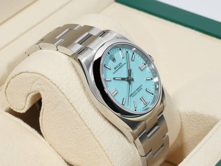 ロレックス オイスターパーペチュアル36 Ref.126000 ステンレススチール ターコイズ文字盤 未使用 hrx3rjbw