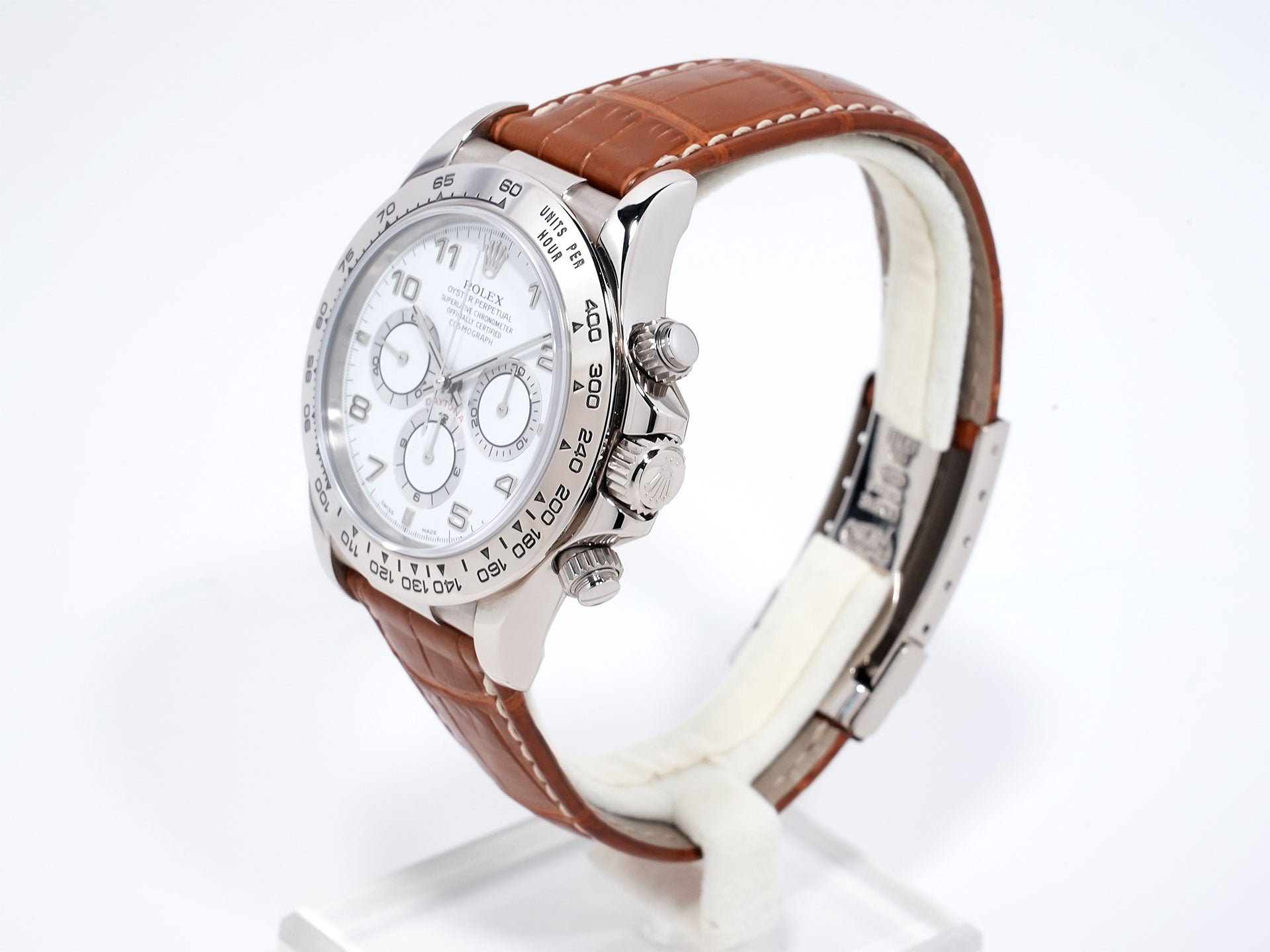 ロレックス デイトナ エルプリメロ Ref.16519 ホワイトゴールド ホワイトアラビア文字盤 美中古 7mci8sbd