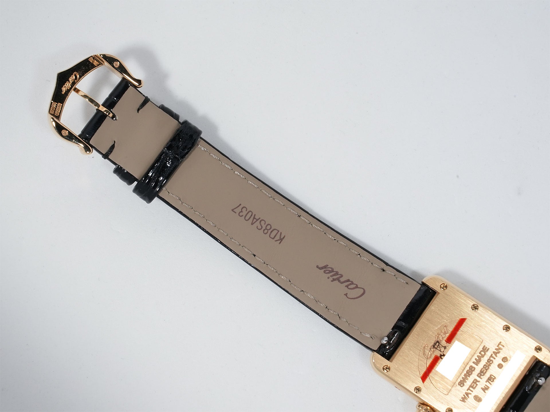 カルティエ タンク ルイ カルティエ SM Ref.WGTA0269 イエローゴールド ブラック×パヴェダイヤ文字盤 中古 wvd5ound