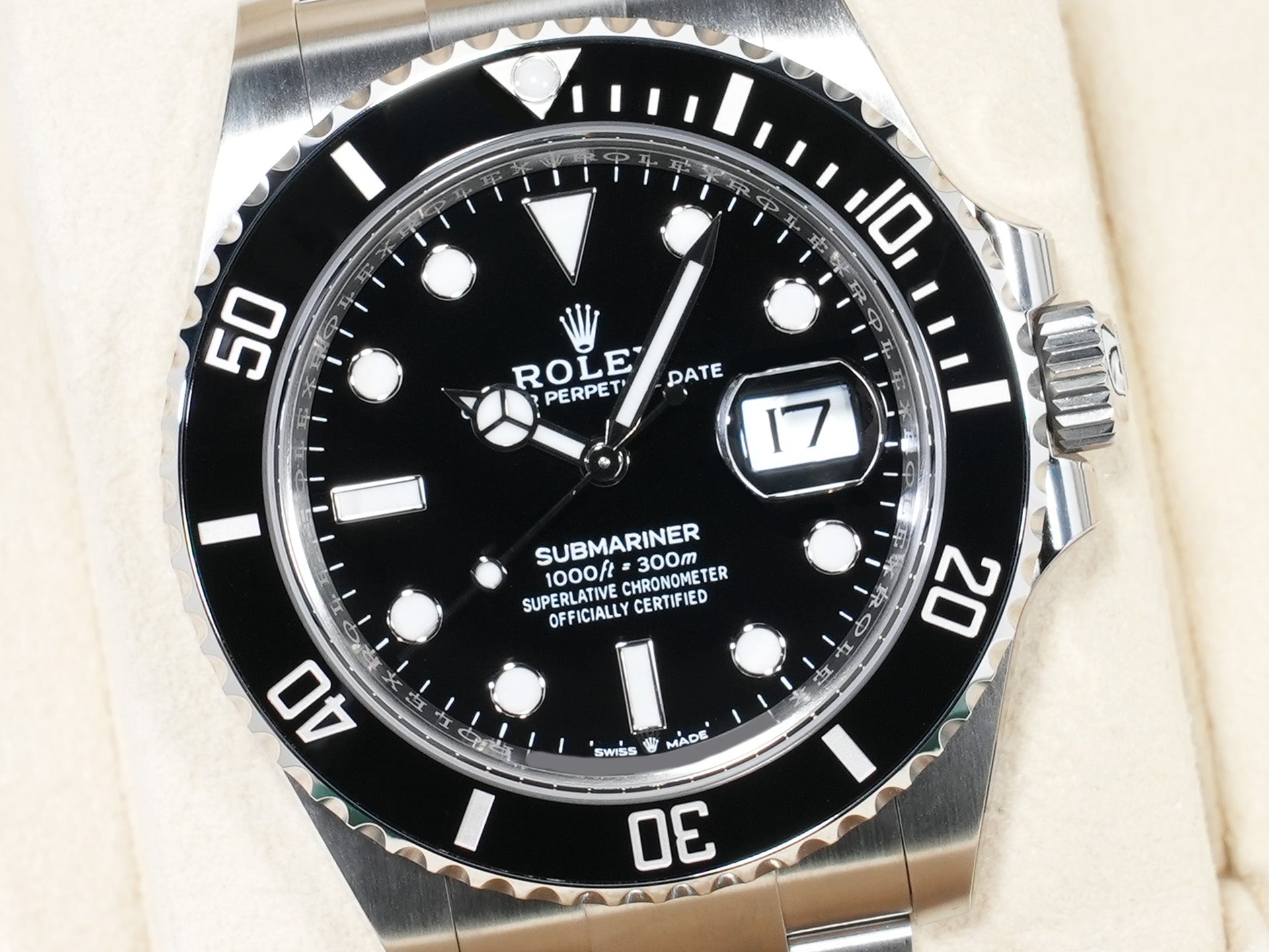 ロレックス サブマリーナー デイト Ref.126610LN ステンレススチール ブラック文字盤 未使用 9mjnxxks