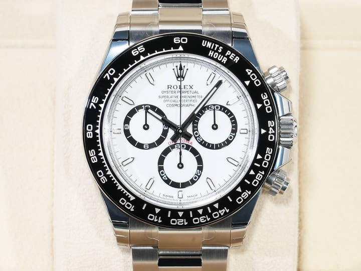 Rolex Daytona Ref. 126500LN Stainless Steel White Dial Unused eamkja45