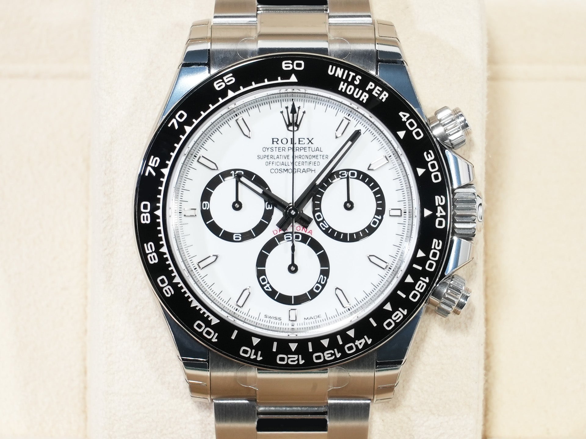 ロレックス デイトナ Ref.126500LN ステンレススチール ホワイト文字盤 未使用 eamkja45