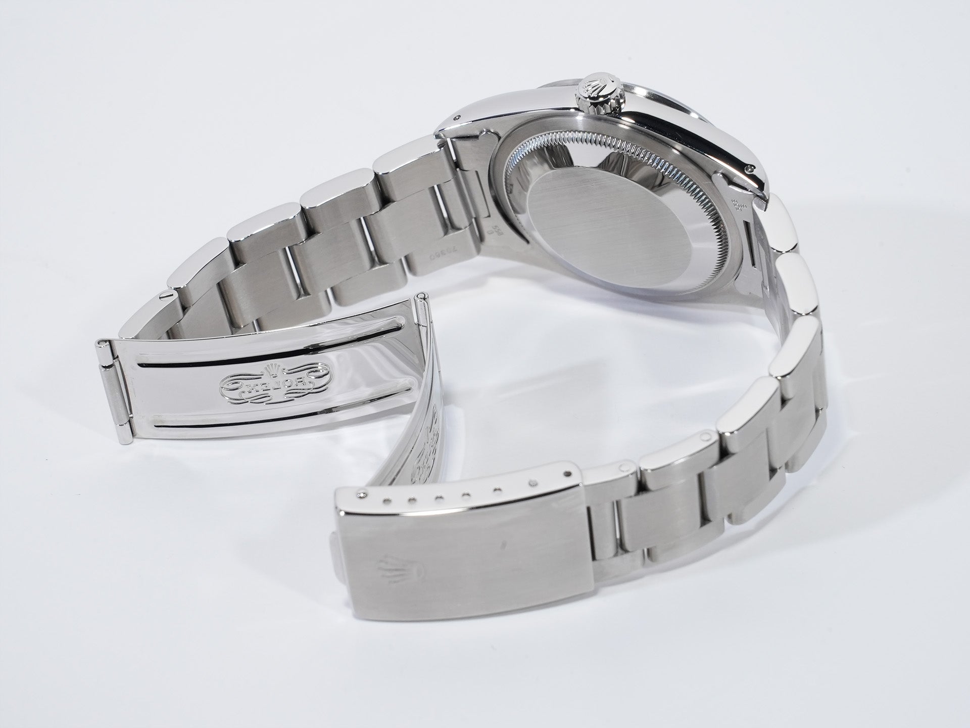 Rolex Explorer I Ref. 14270 Stainless Steel Black Dial Oyster Bracelet Excellent Condition zztdh5b2