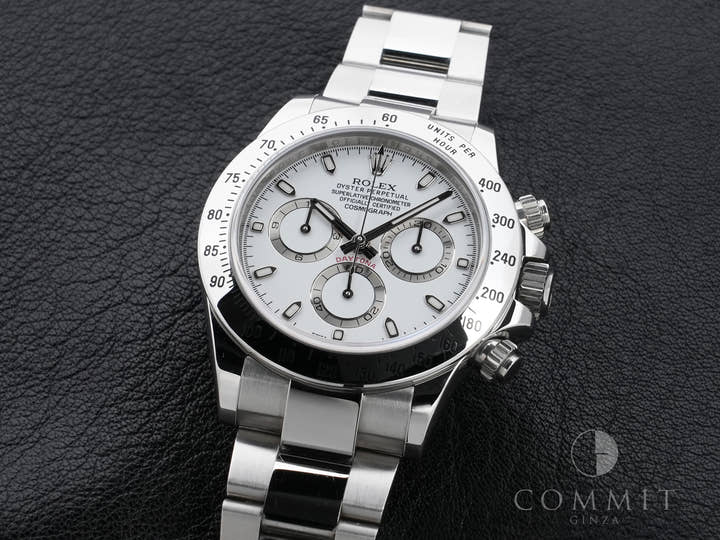 Pre-owned Rolex Daytona Ref. 116520 Stainless Steel White Dial (ysnys2co)