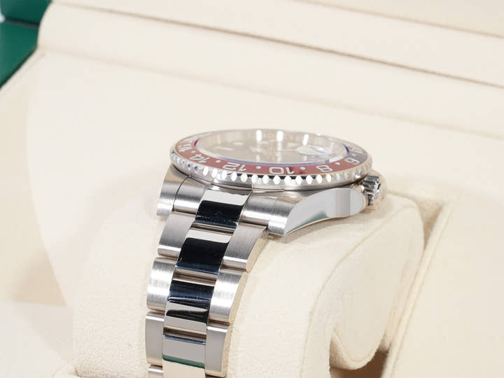 Pre-owned Rolex GMT-Master II Ref. 126719BLRO White Gold Midnight Blue Dial Oyster Bracelet cm2kysm6