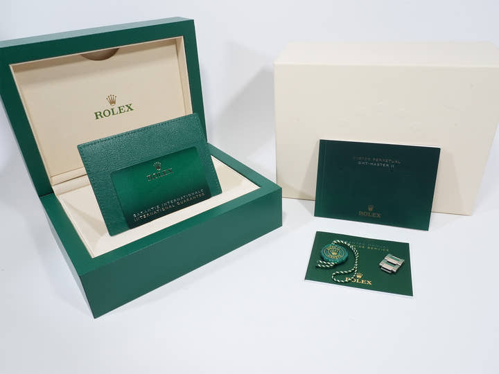 Pre-owned Rolex GMT-Master II Ref. 126719BLRO White Gold Midnight Blue Dial Oyster Bracelet cm2kysm6