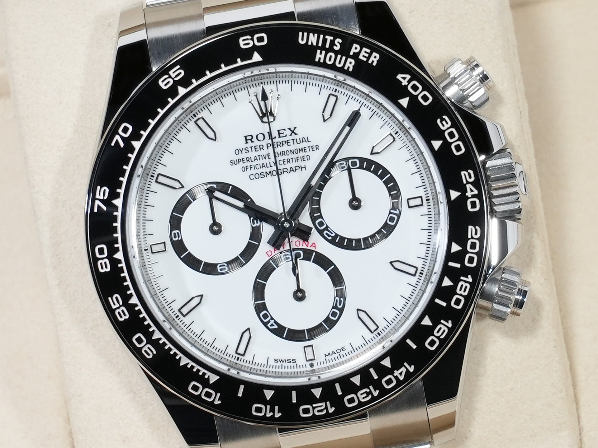 Rolex Daytona Ref. 126500LN Stainless Steel White Dial Unused yd98sht7