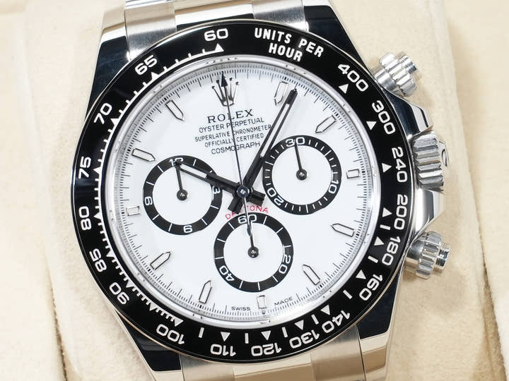 Rolex Daytona Ref. 126500LN Stainless Steel White Dial Excellent Condition f7wgow6t