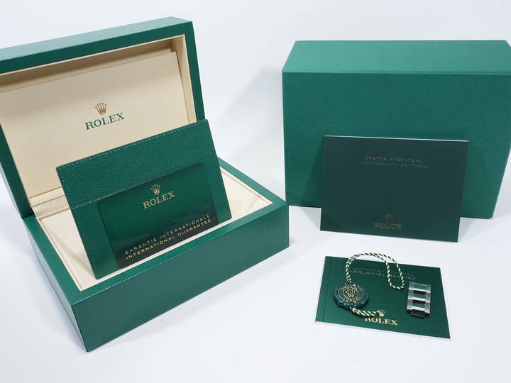 Rolex Daytona Ref. 126500LN Stainless Steel White Dial Excellent Condition f7wgow6t