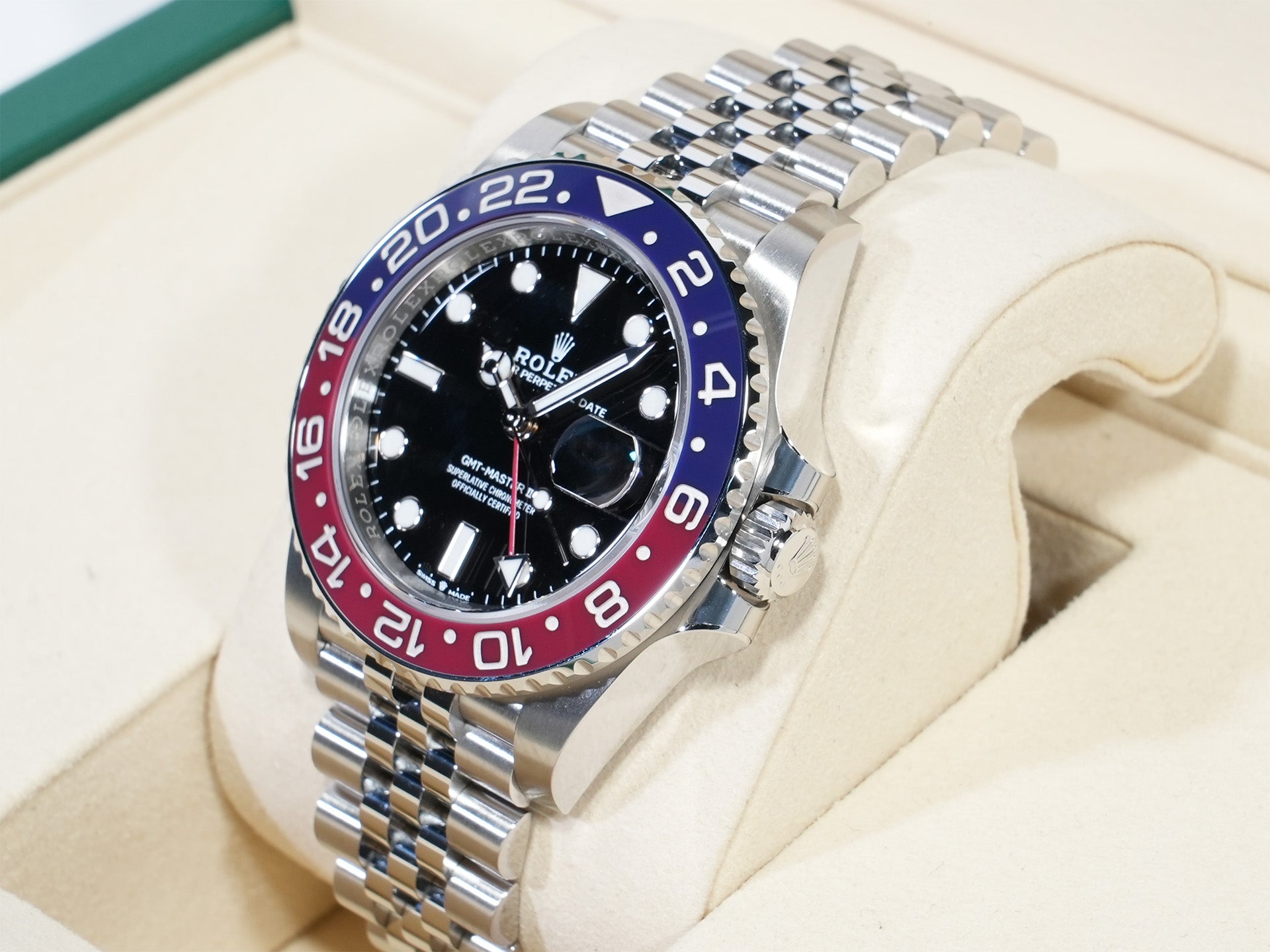 Rolex GMT-Master II Ref. 126710BLRO Stainless Steel with Black Dial and Jubilee Bracelet, Unused (3kytfueb)
