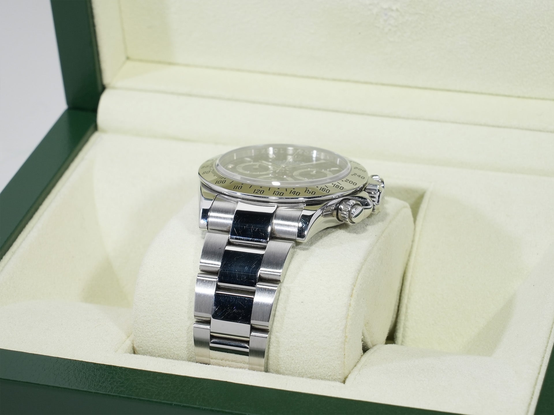 Rolex Daytona Ref. 116520 Stainless Steel Black Dial Pre-owned 44r6x2ym