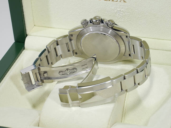 Rolex Daytona Ref. 116520 Stainless Steel Black Dial Pre-owned 44r6x2ym