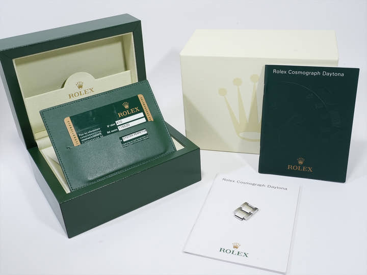 Rolex Daytona Ref. 116520 Stainless Steel Black Dial Pre-owned 44r6x2ym