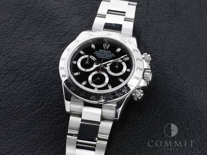 Rolex Daytona Ref. 116520 Stainless Steel Black Dial Pre-owned 44r6x2ym