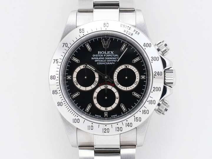 Rolex Daytona El Primero Ref. 16520 Stainless Steel Black Dial Excellent Condition bhsd9ehe