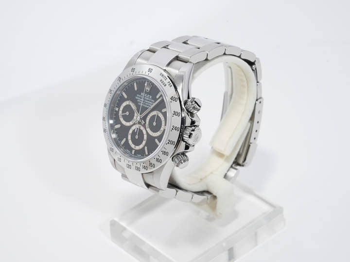 Rolex Daytona El Primero Ref. 16520 Stainless Steel Black Dial Excellent Condition bhsd9ehe