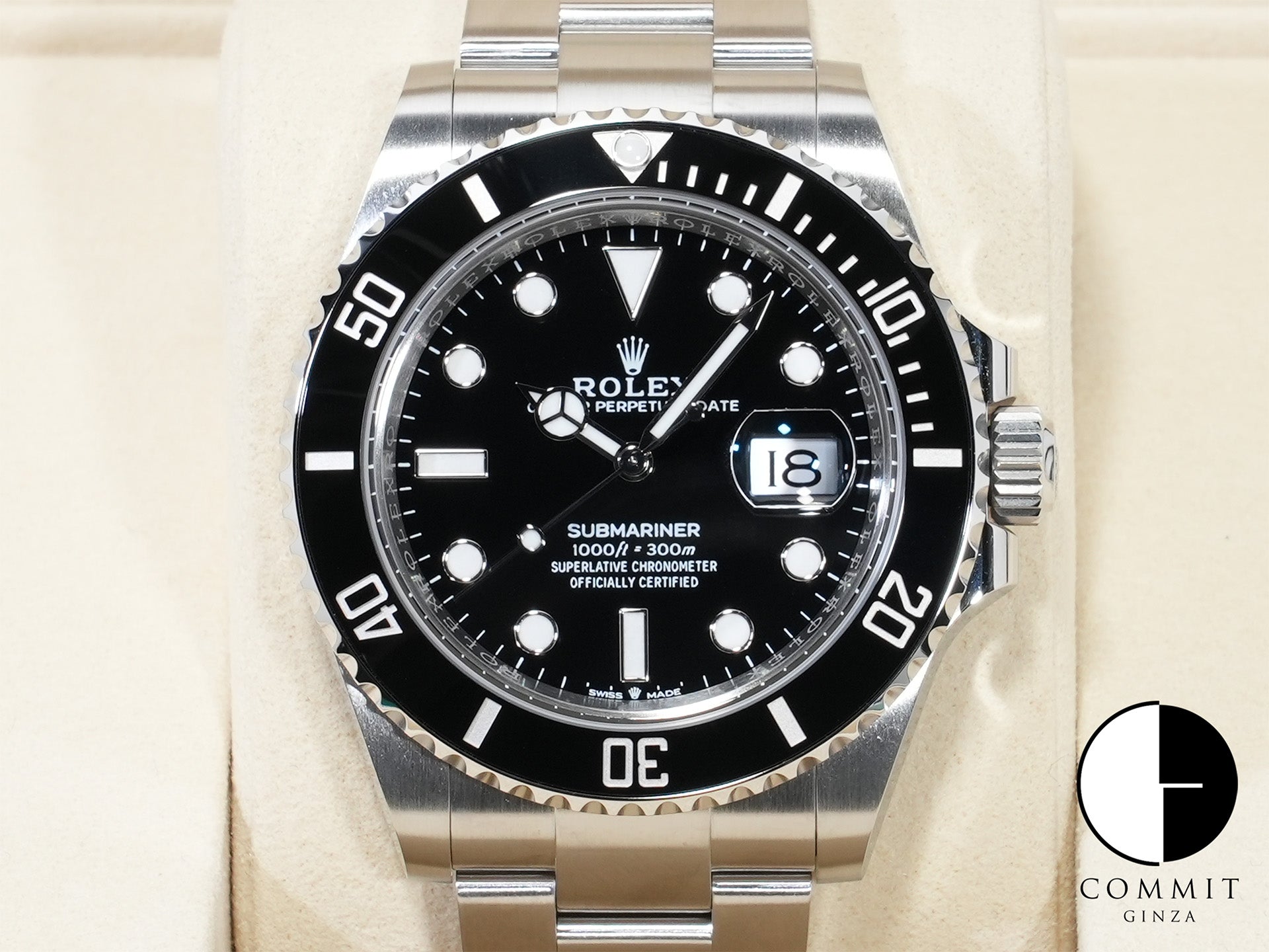 ロレックス サブマリーナー デイト Ref.126610LN ステンレススチール ブラック文字盤 未使用 zubs7pgg