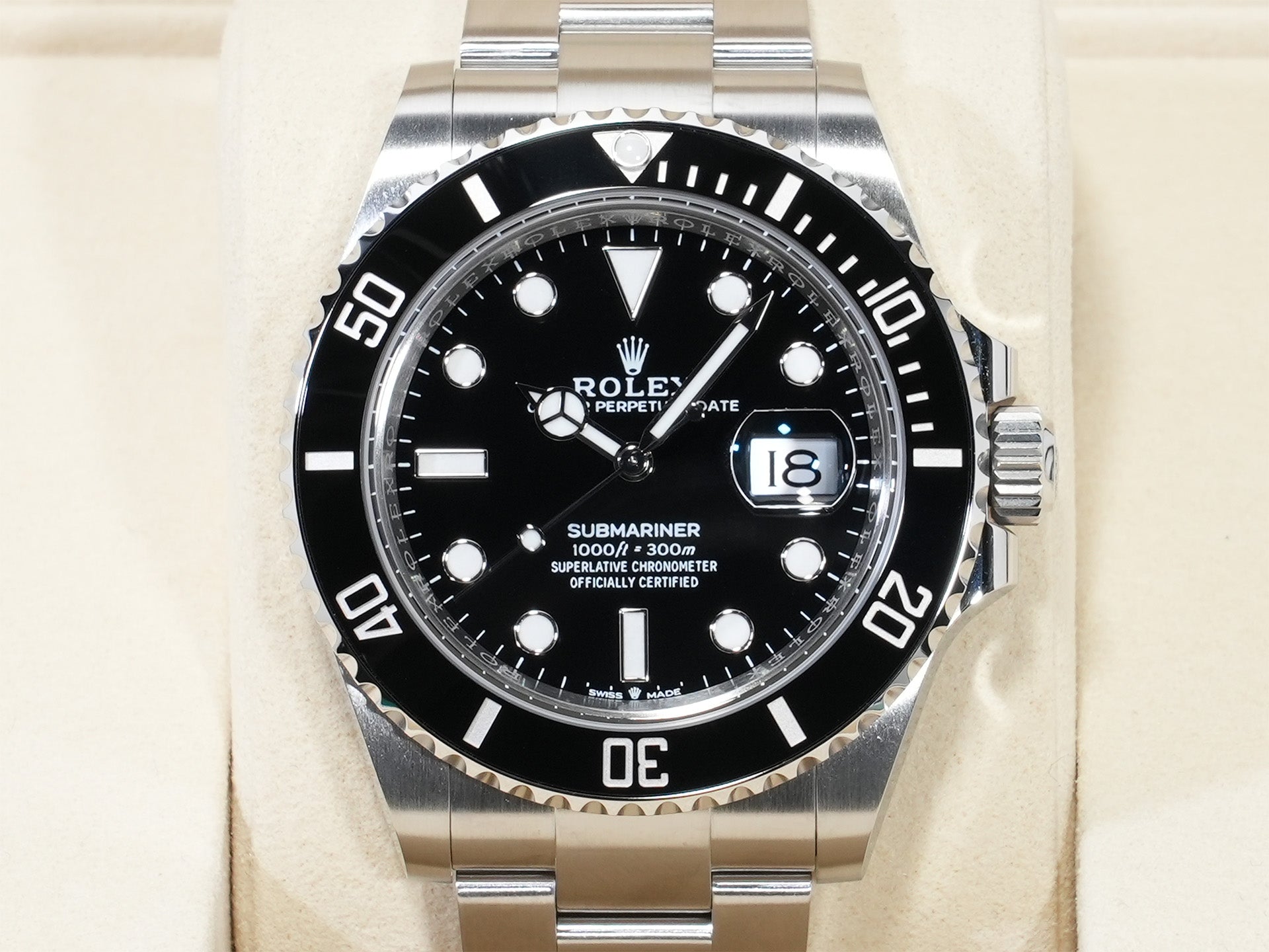 ロレックス サブマリーナー デイト Ref.126610LN ステンレススチール ブラック文字盤 未使用 zubs7pgg