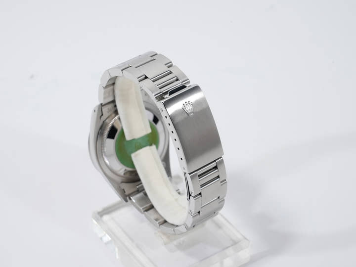 Rolex Explorer I Ref. 14270 Stainless Steel Black Dial Oyster Bracelet Excellent Condition bkqsx4ba