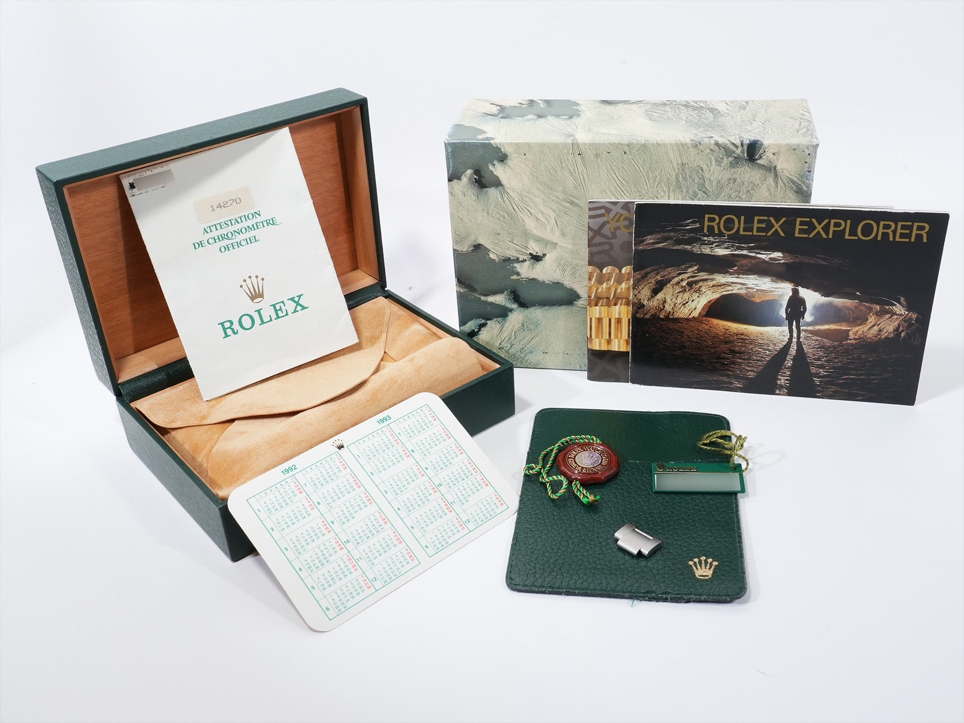 Rolex Explorer I Ref. 14270 Stainless Steel Black Dial Oyster Bracelet Excellent Condition bkqsx4ba