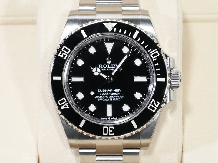 Rolex Submariner No Date Ref. 124060 Stainless Steel Black Dial Unused 6i5bcqag