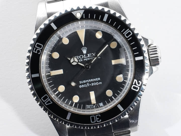 Rolex Submariner Ref. 5513 Stainless Steel Black Dial Pre-owned ppzx9z76