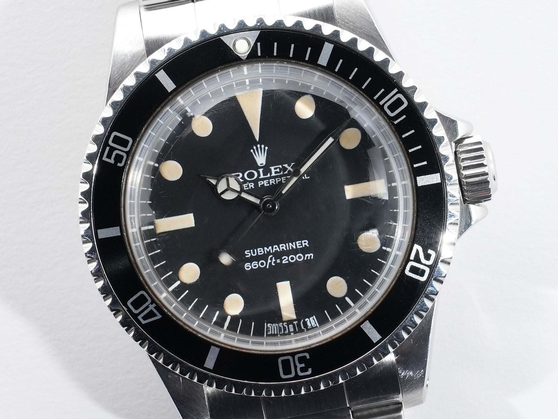 Rolex Submariner Ref. 5513 Stainless Steel Black Dial Pre-owned ppzx9z76