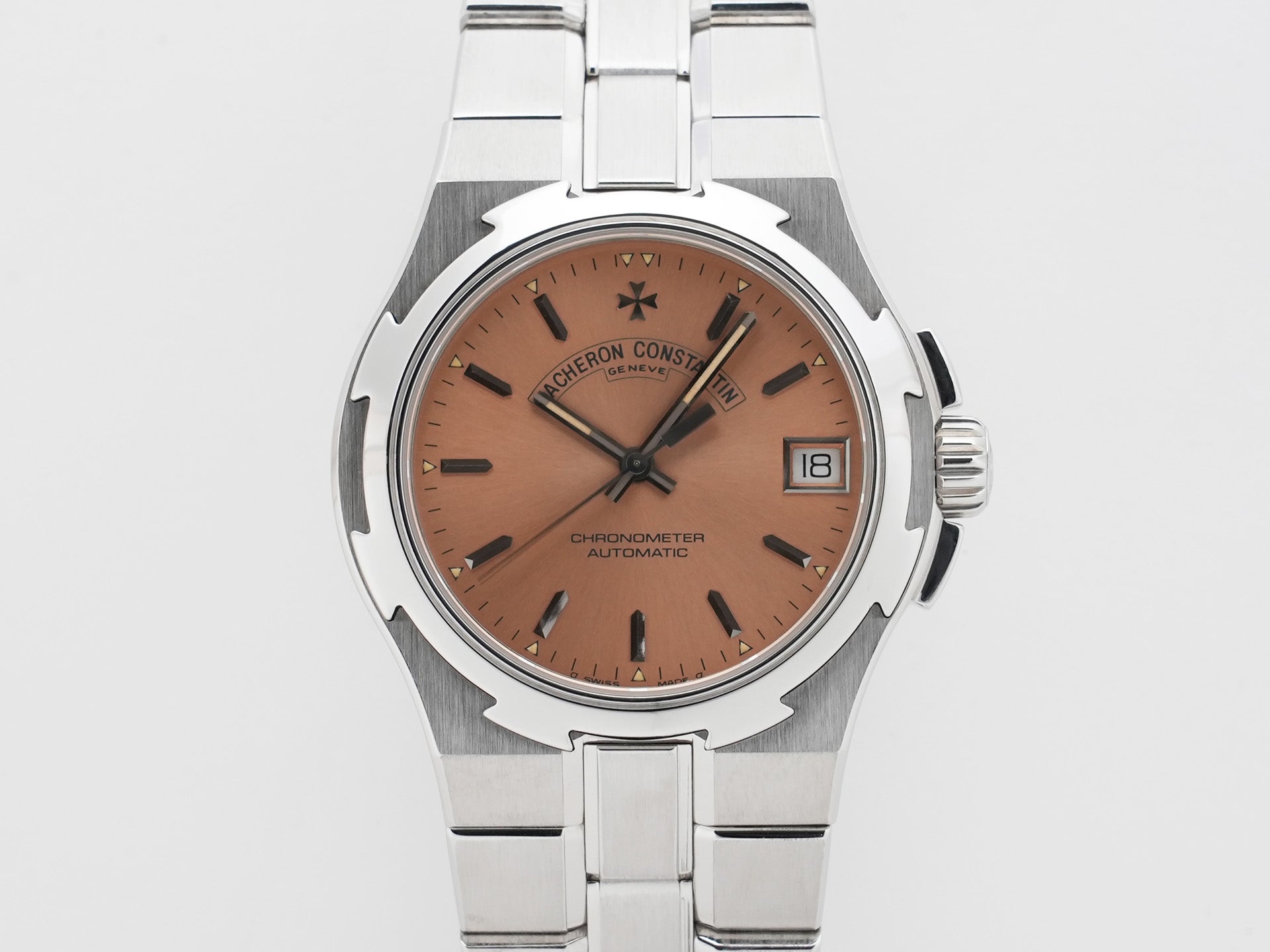 ヴァシュロンコンスタンタン オーヴァーシーズ Ref.42050/423A ステンレススチール サーモン文字盤 美中古 78y2m6bh